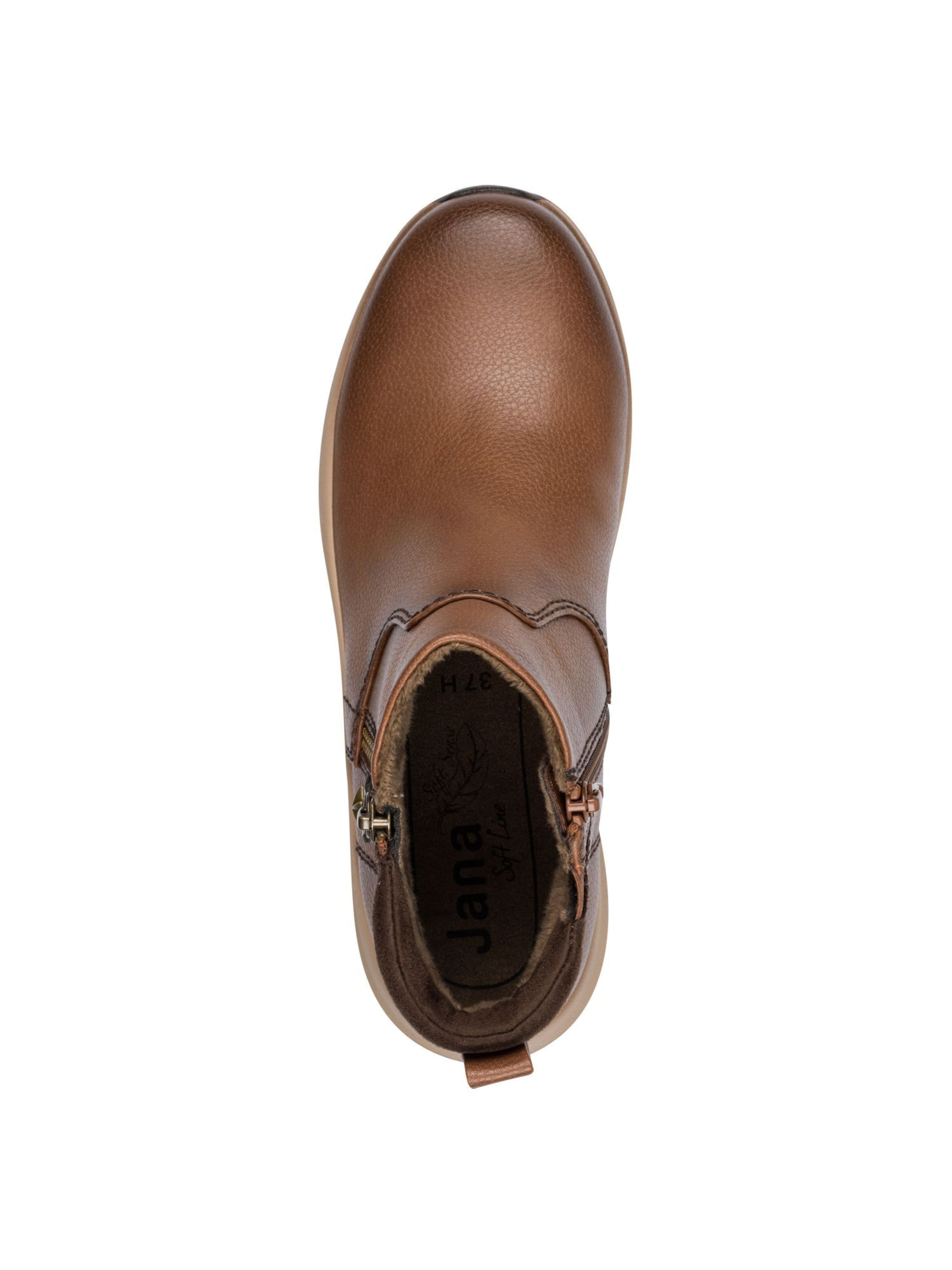 JANA Enkellaarsjes in Bruin