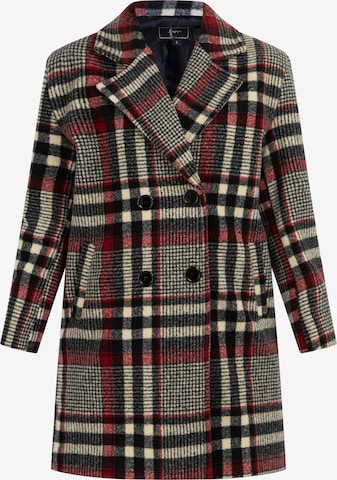 faina - Abrigo de invierno en rojo: frente