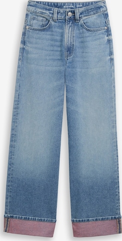 TOM TAILOR Wide Leg Farkut värissä sininen: etupuoli