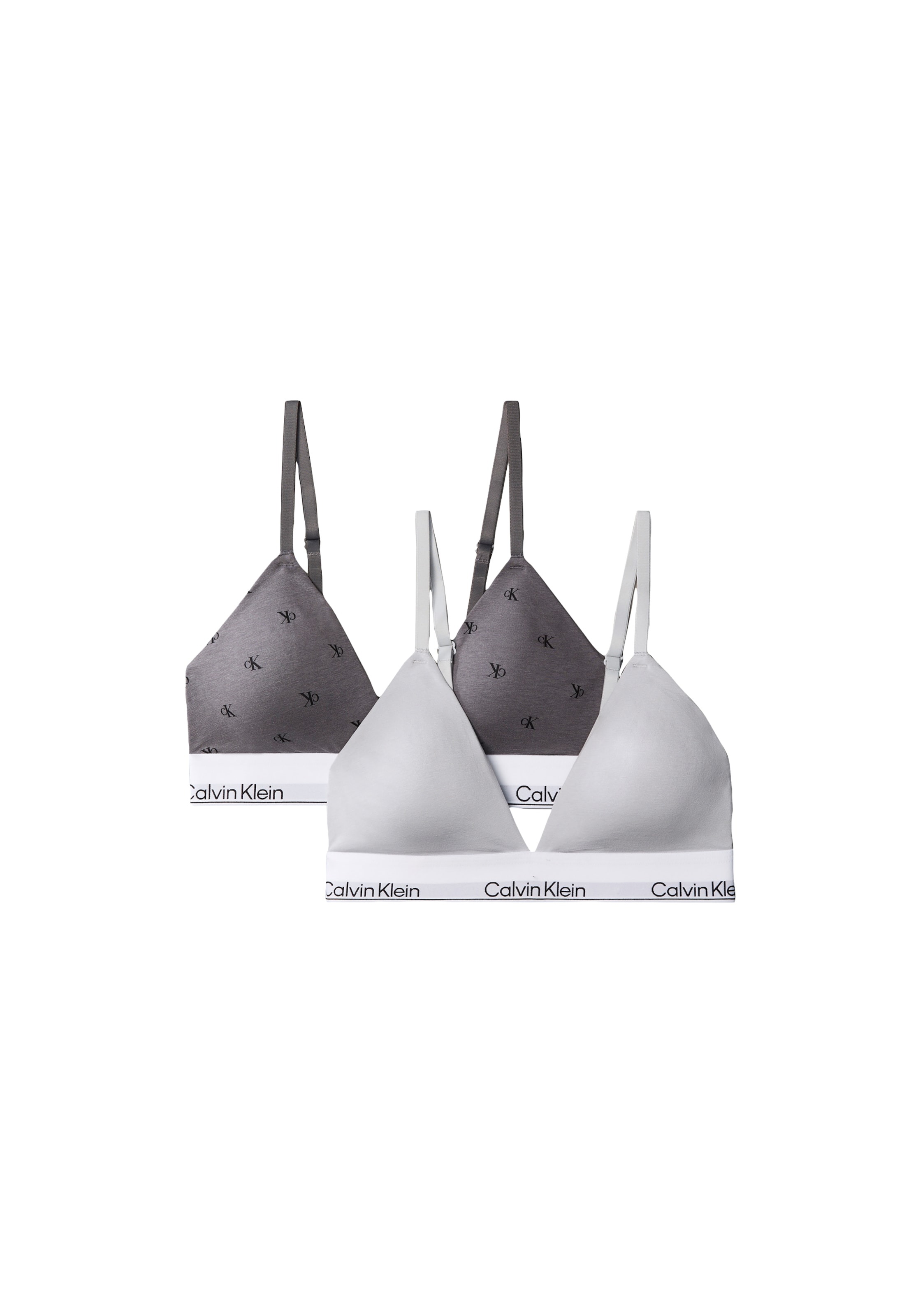 Calvin Klein Underwear Τρίγωνο Σουτιέν σε γκρι: μπροστά