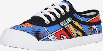 KAWASAKI Sneakers laag 'Cartoon' in Gemengde kleuren: voorkant