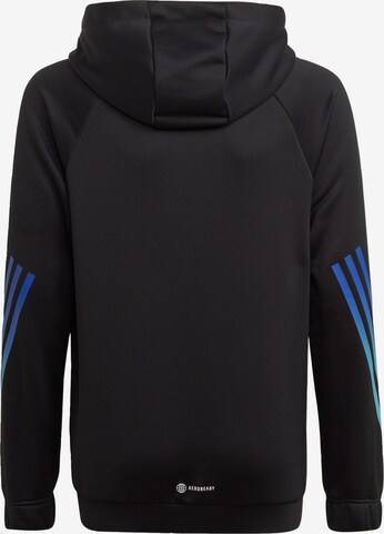 ADIDAS SPORTSWEAR Sports sweatshirt 'Train Icons Aeroready 3-Stripes' in Black