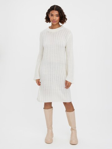 VERO MODA Knitted dress 'Layla' in Beige: front