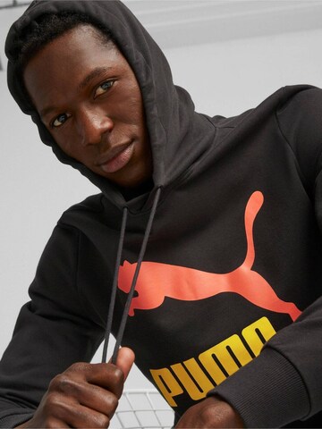 Giacca di felpa 'Puma Classics Logo Hoodie S Tr' di PUMA in nero