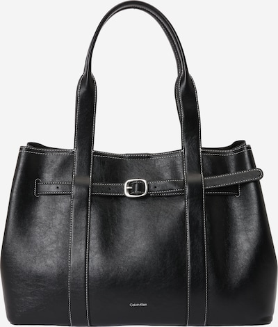 Calvin Klein Vrećasta torba 'Buckle Metallic Logo Tote' veličine One Size u crna, Pregled proizvoda