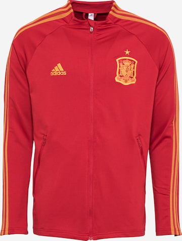 Veste de sport 'FEF Spanien EM 2020' ADIDAS SPORTSWEAR en rouge : devant