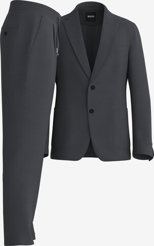 BOSS Regular Suit ' P-Hanry-2Pcs ' in Blue: front