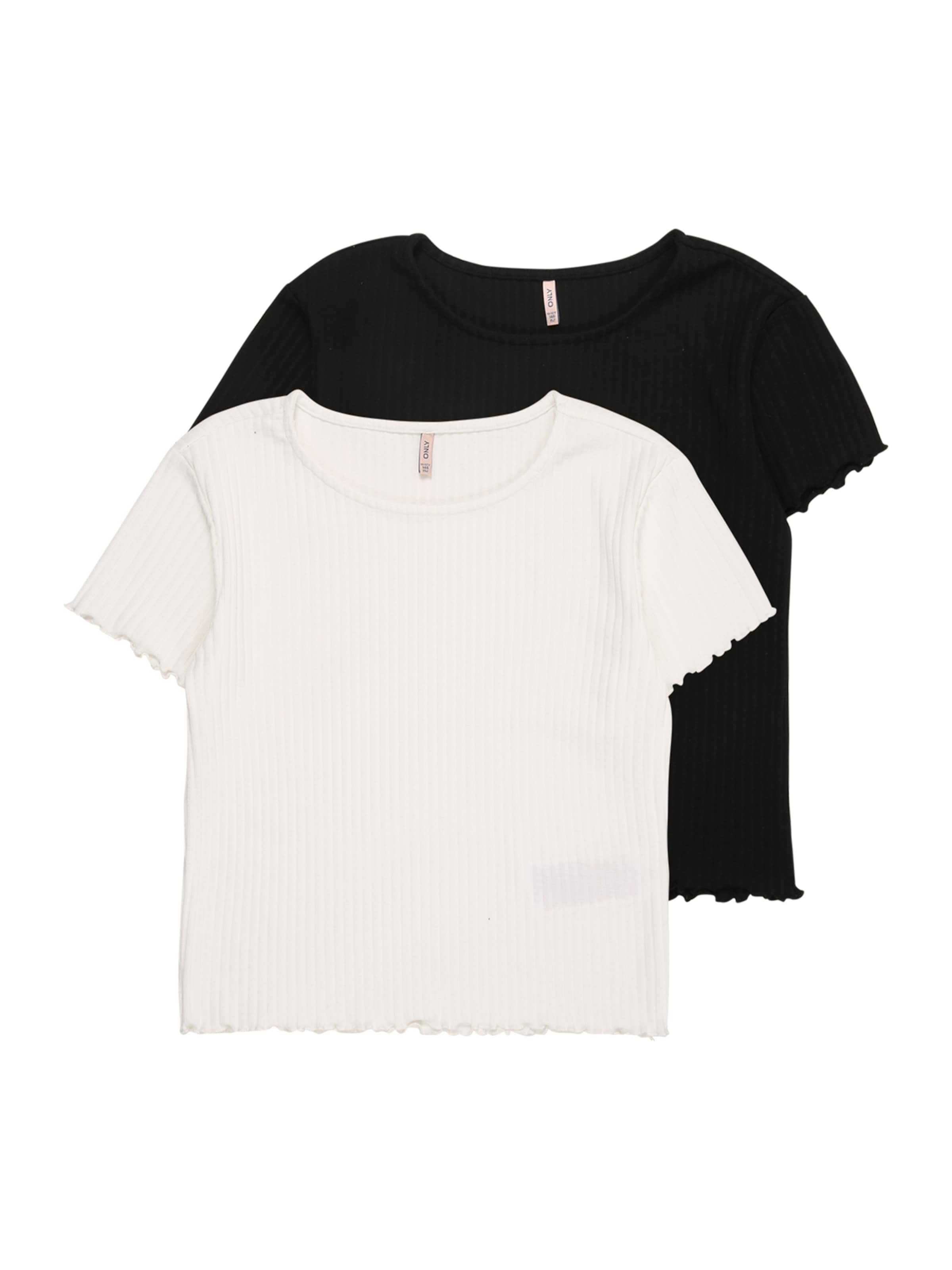 ONLY GIRLS Μπλουζάκι σε μαύρο: μπροστά