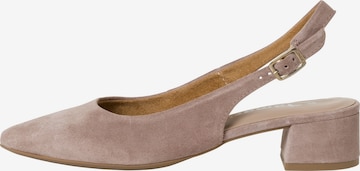 TAMARIS Slingback Pumps in Beige