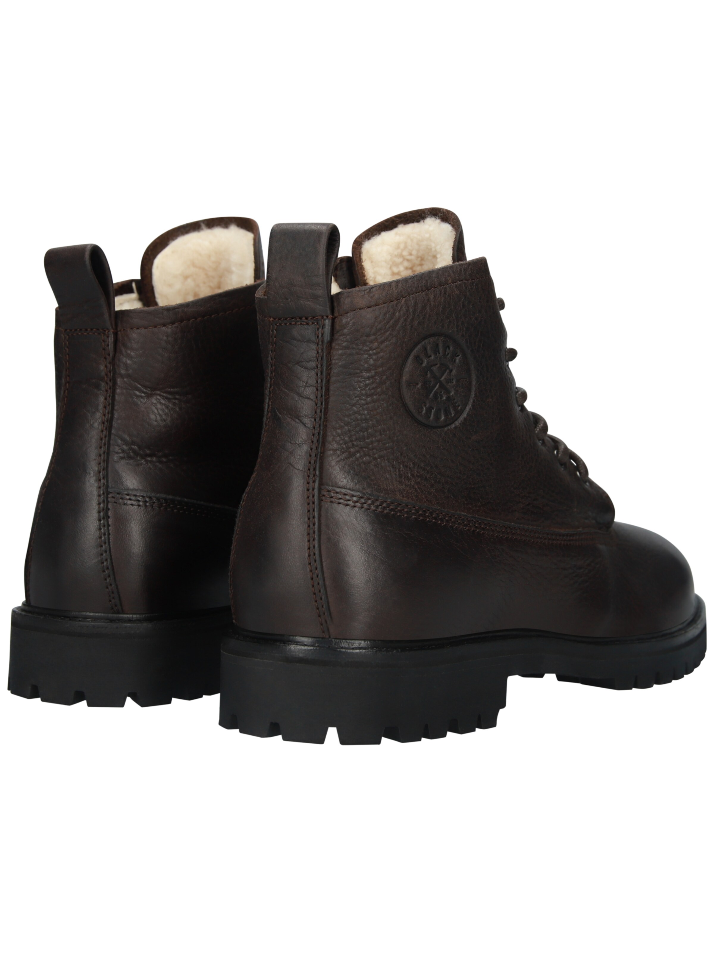 BLACKSTONE Boots med snörning 'Rock Hardy OM62' i brun