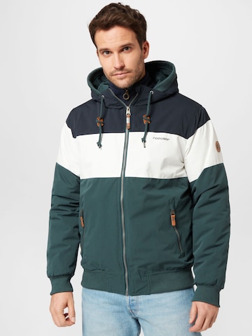 Ragwear Between-Season Jacket 'JAYCE' in Green: front