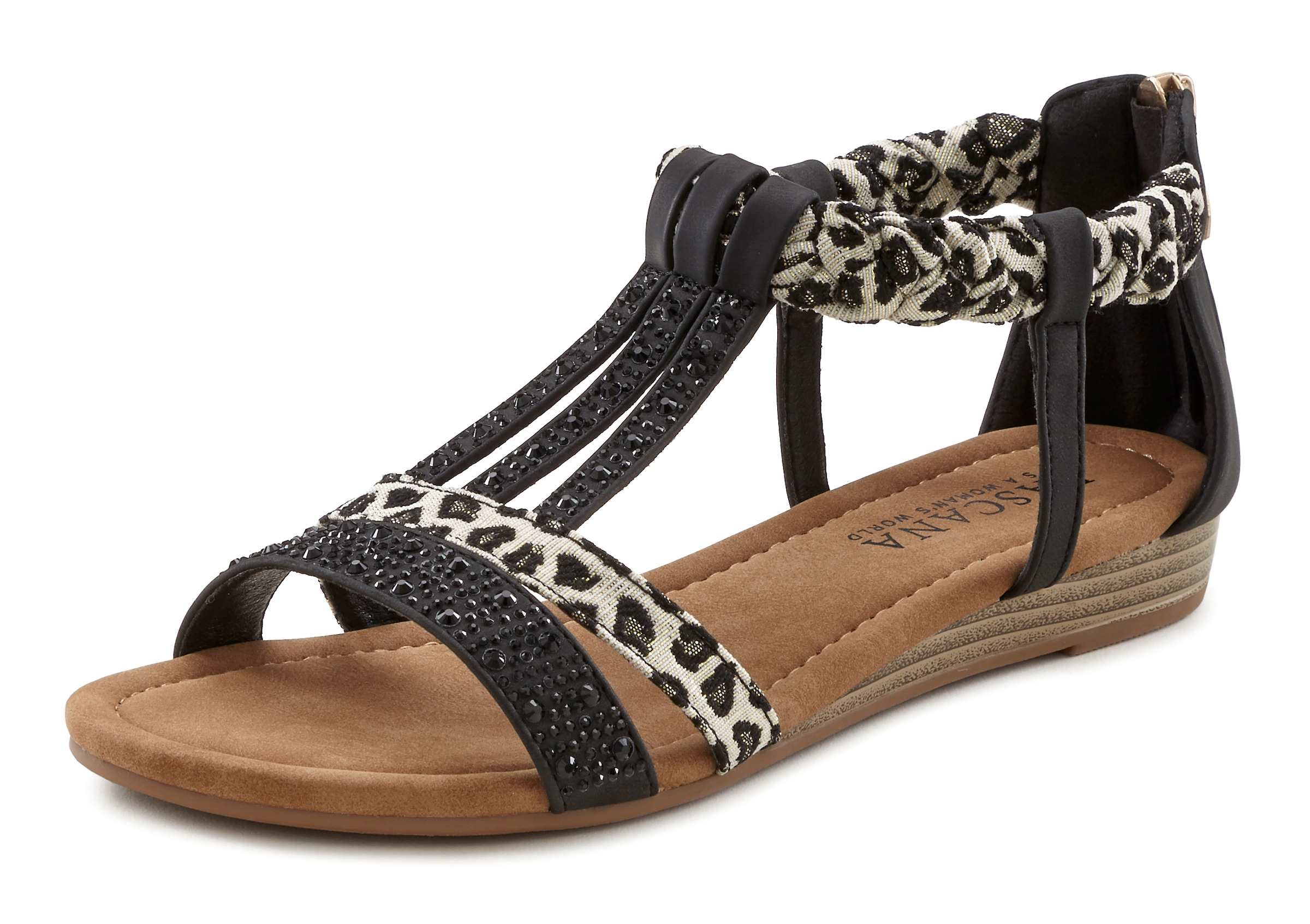 LASCANA Sandal in Black: front