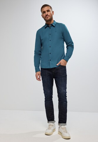 Street One MEN Slim Fit Hemd in Blau