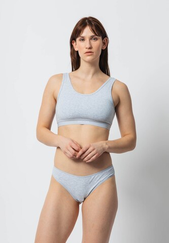 SNOCKS Panty 'Brazilian' in Grey: front