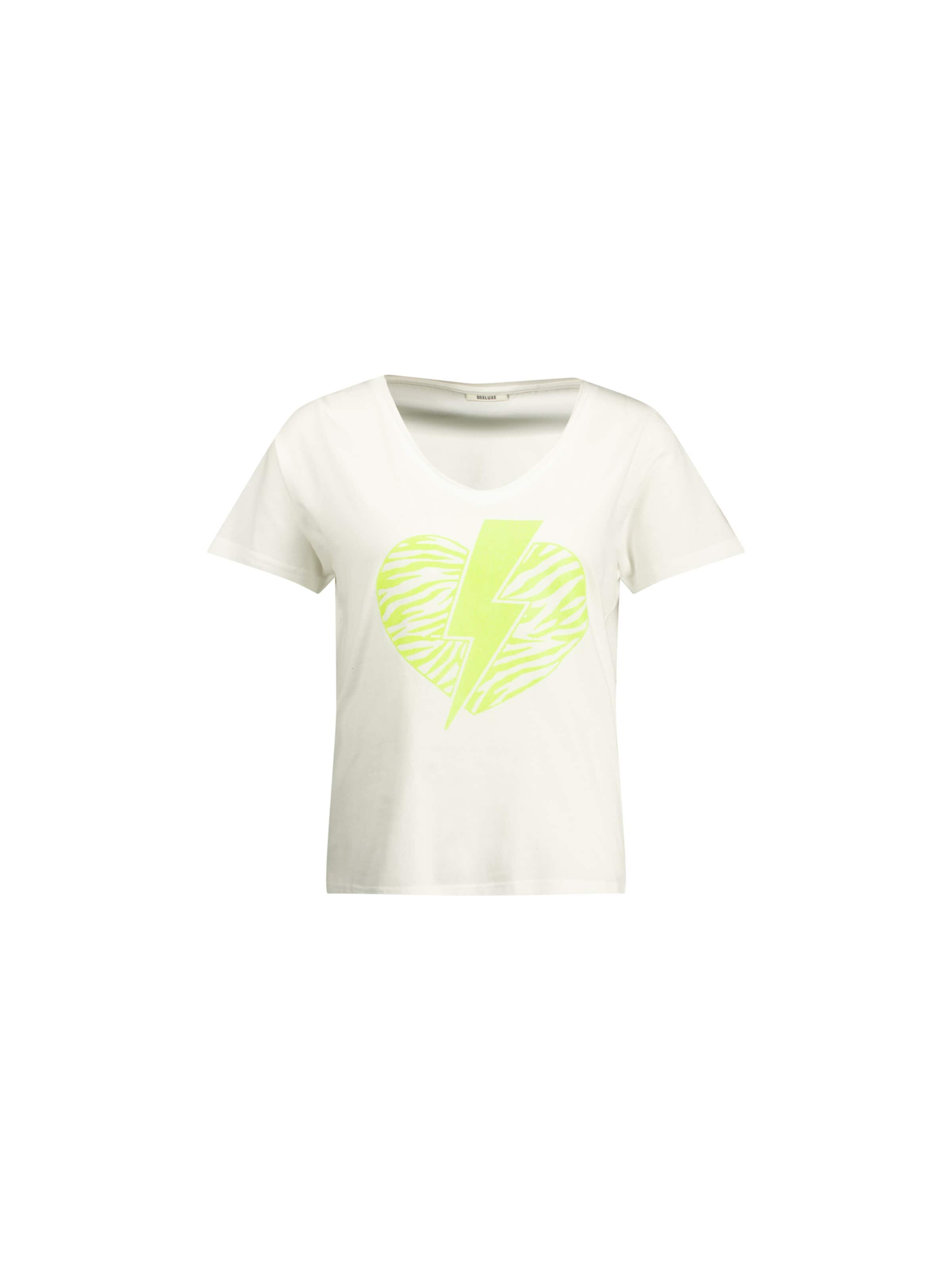 T-Shirt Deeluxe en jaune : devant