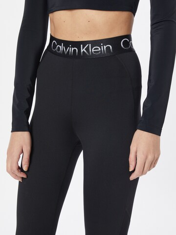 Calvin Klein Sport Skinny Sporthose in Schwarz