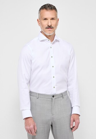 ETERNA Slim fit Zakelijk overhemd 'Cover' in Wit: voorkant