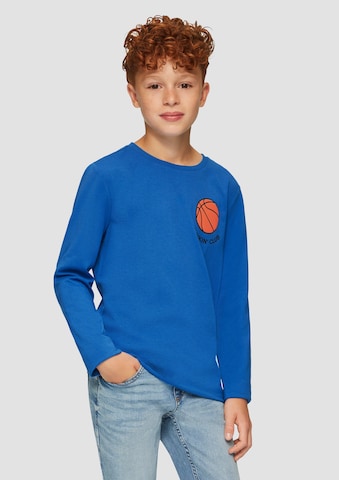 s.Oliver Shirt in Blauw: voorkant