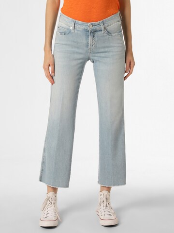 Cambio Wide leg Jeans 'Francesca' in Blauw: voorkant
