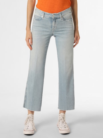 Cambio Wide leg Jeans 'Francesca' in Blauw: voorkant