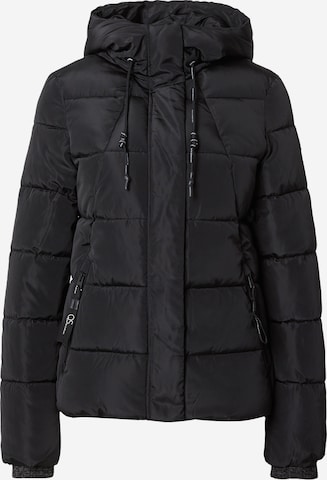 QS Χειμερινό μπουφάν σε μαύρο: μπροστά