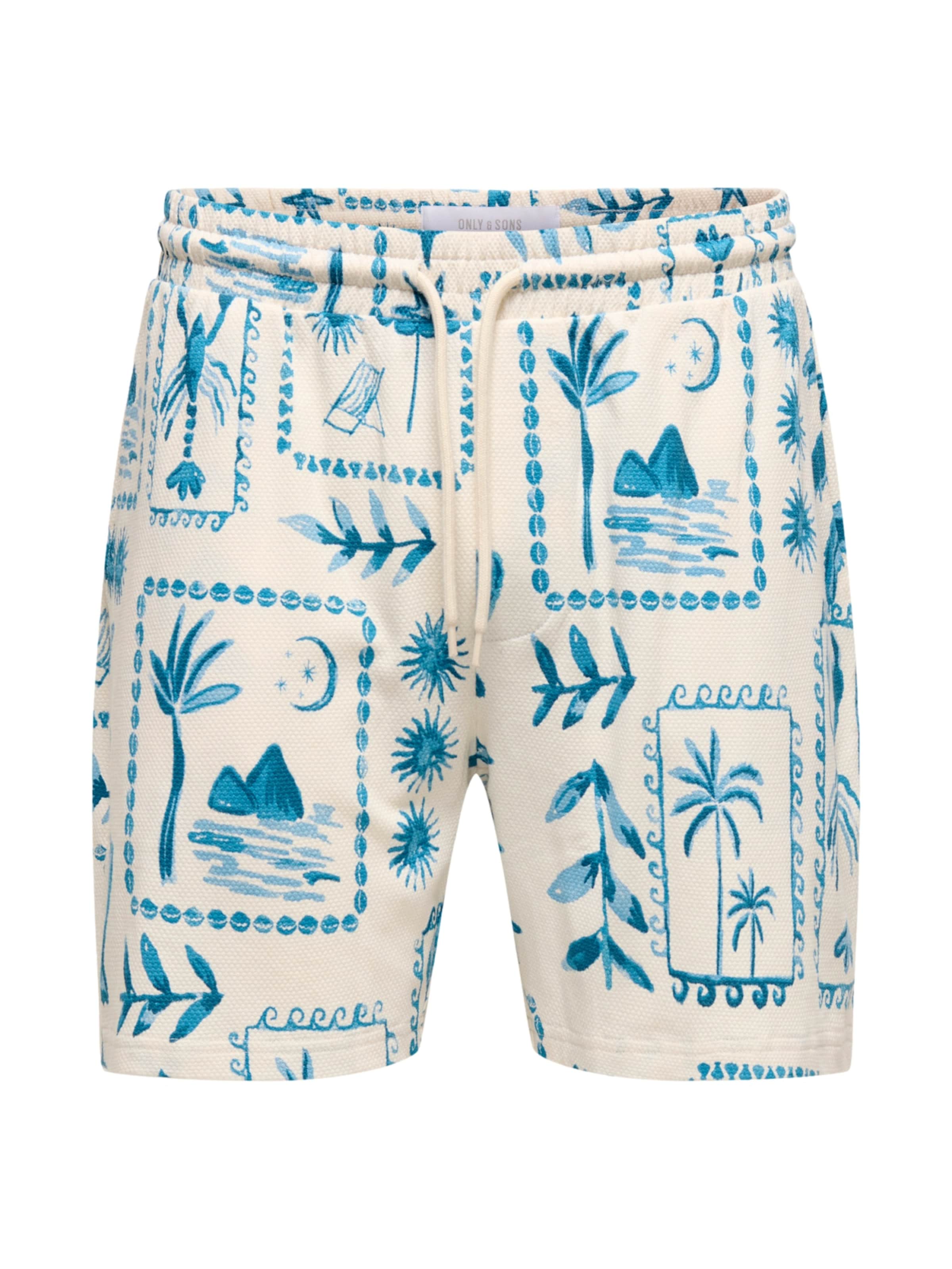 Only & Sons Shorts 'Piero RLX' in Weiß: Vorderseite