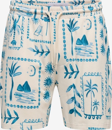 Only & Sons Shorts 'Piero RLX' in Weiß: Vorderseite