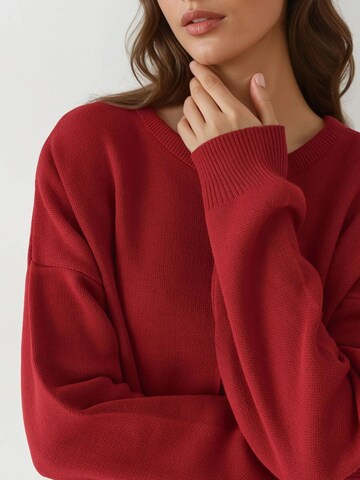 Abito in maglia 'Strickkleider' di My fashion in rosso
