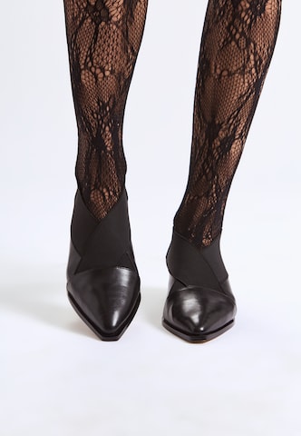 CESARE GASPARI Slipper in Schwarz