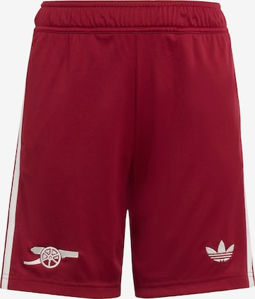 ADIDAS PERFORMANCE Regular Sports trousers 'FC Arsenal 25/26' in Red: front