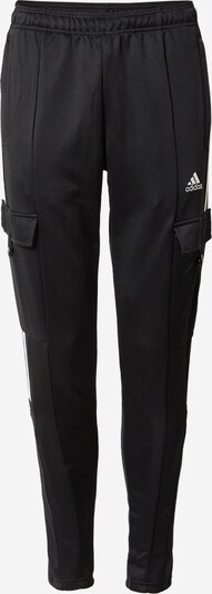 ADIDAS SPORTSWEAR Športne hlače 'Tiro' | črna / bela barva, Prikaz izdelka