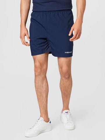 HEAD Regular Sports trousers in Blue: front