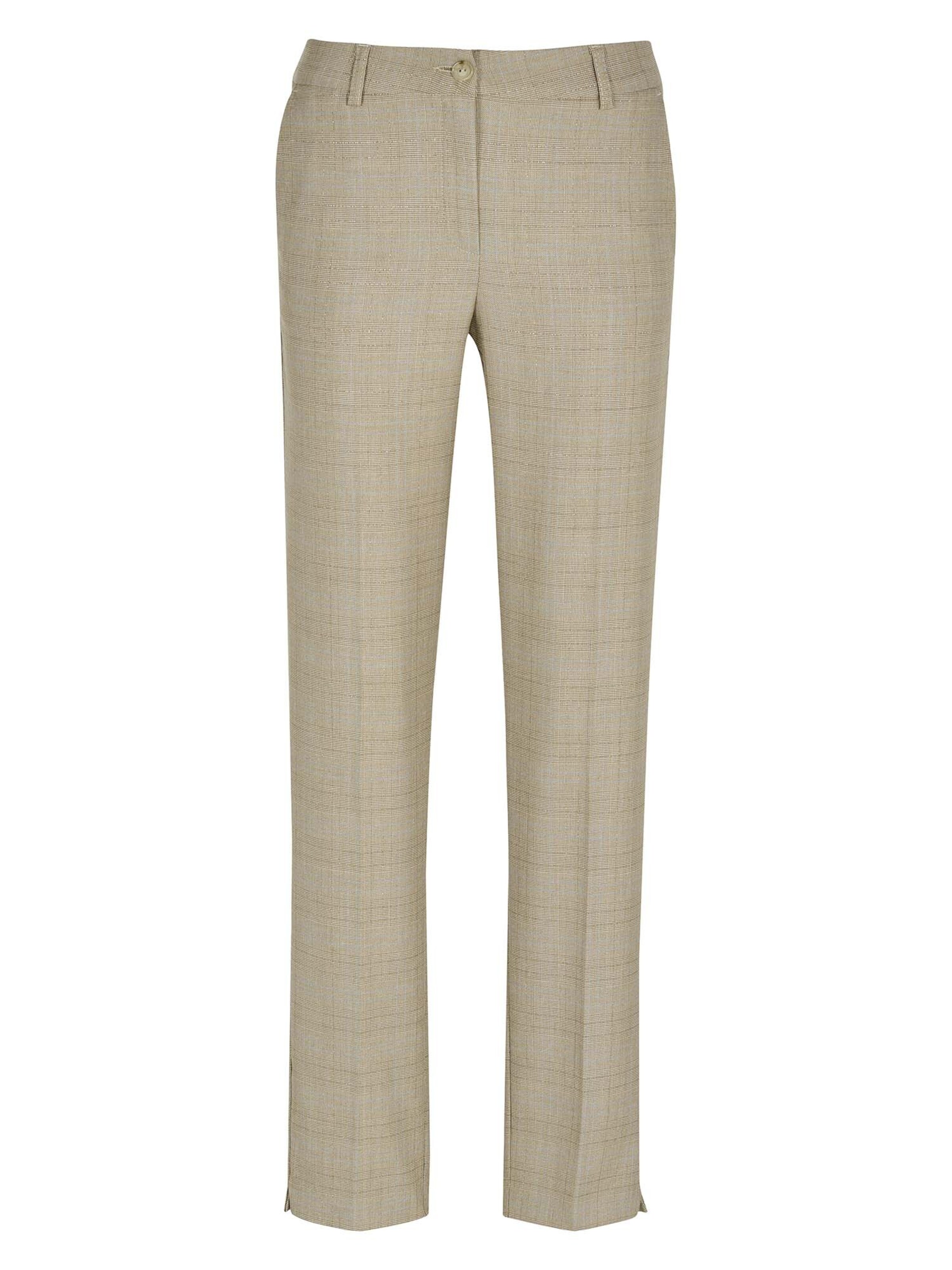 Effilé Pantalon MADELEINE en beige : devant