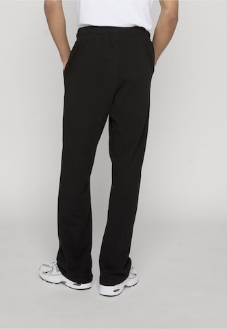 Pegador - Loosefit Pantalón 'Terry' en negro