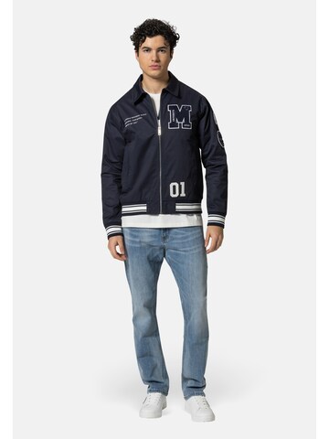 19V69 ITALIA Tussenjas 'Panatta College' in Blauw: voorkant