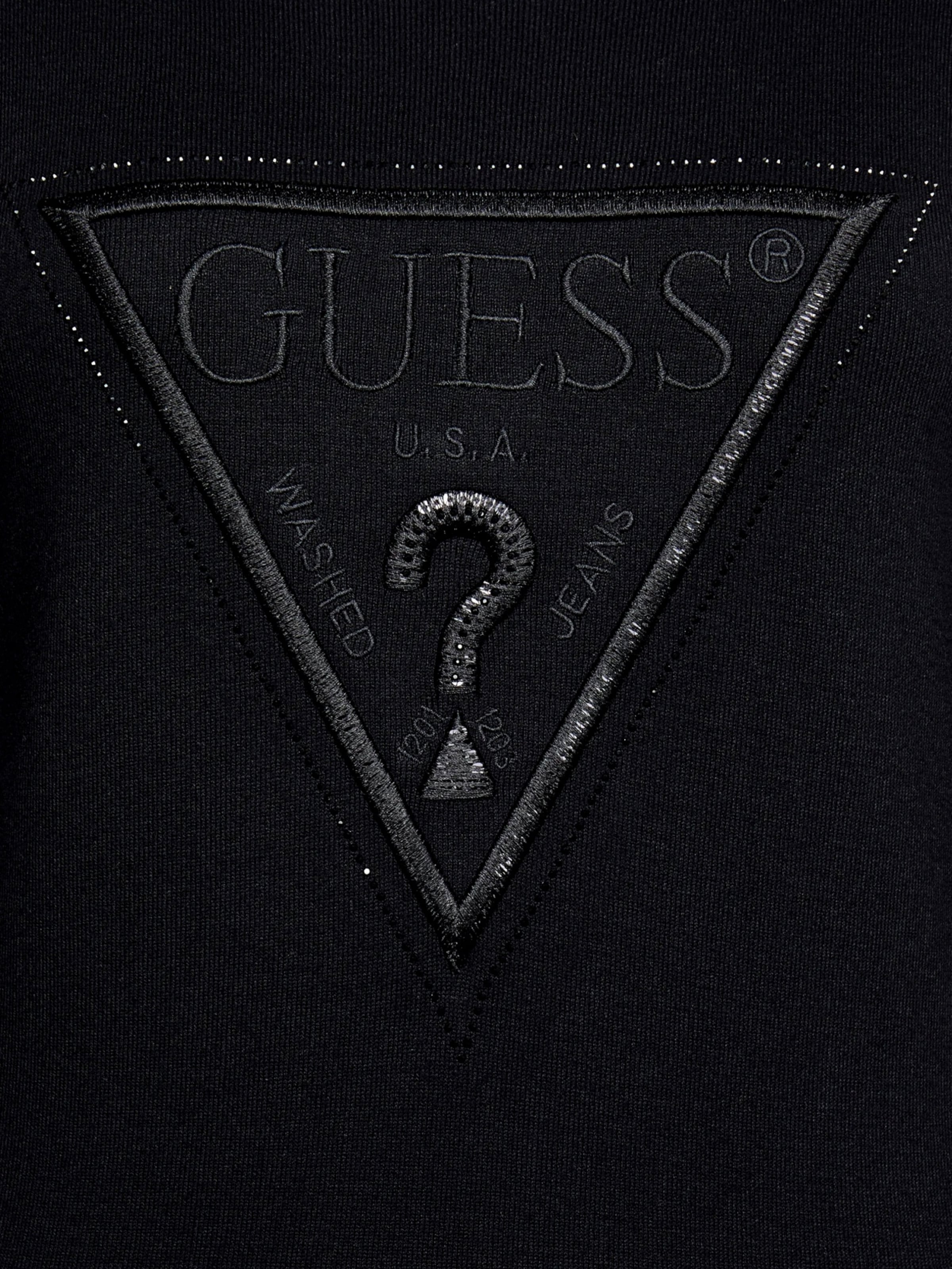 GUESS Свитшот 'ELOISE' в Черный