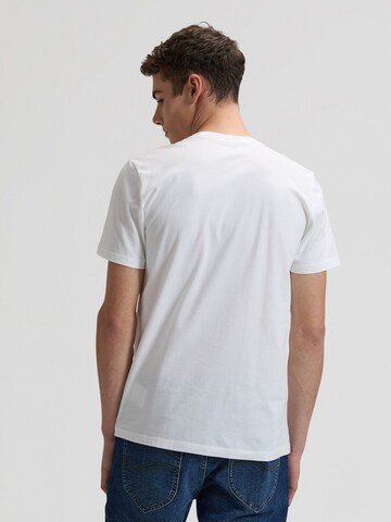 Lee Shirt 'SMALL LOGO TEE BRIGHT WHITE 112376519' in White