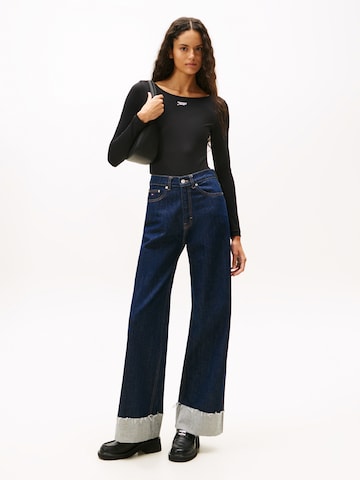 Tommy Jeans Rövid body - fekete