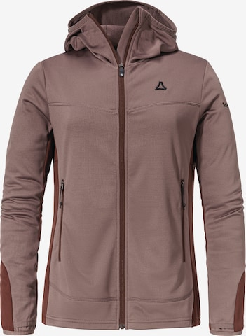 Veste en polaire fonctionnelle 'Milagle' Schöffel en violet : devant