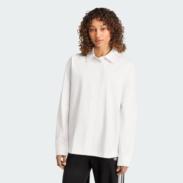ADIDAS ORIGINALS - Blusa en blanco: frente