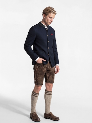 KaiserLich Regular Fit Trachtenjacke '5434' in Blau