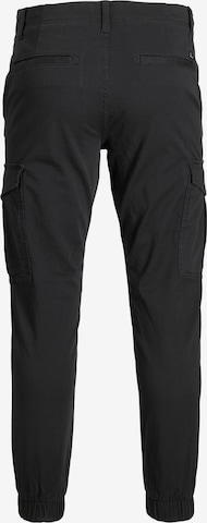 JACK & JONES - Slimfit Calças cargo 'Marco Joe' em preto