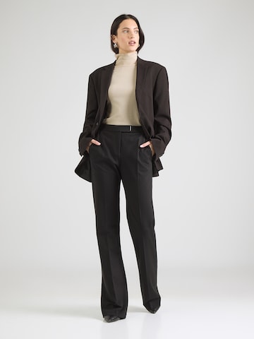 BOSS Bootcut Pantalon 'Talia4' in Zwart