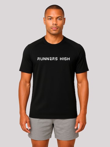T-Shirt F4NT4STIC en noir : devant