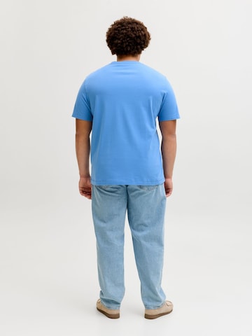 Jack & Jones Plus Shirt 'JORNorrebro' in Blue