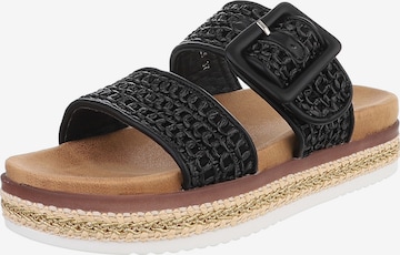 Ital-Design Sandale in Schwarz: Vorderseite