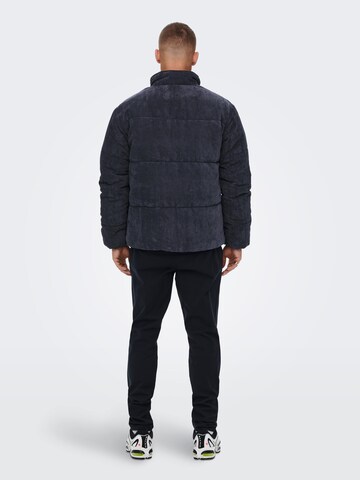 Only & Sons Between-Season Jacket 'Cash' in Grey