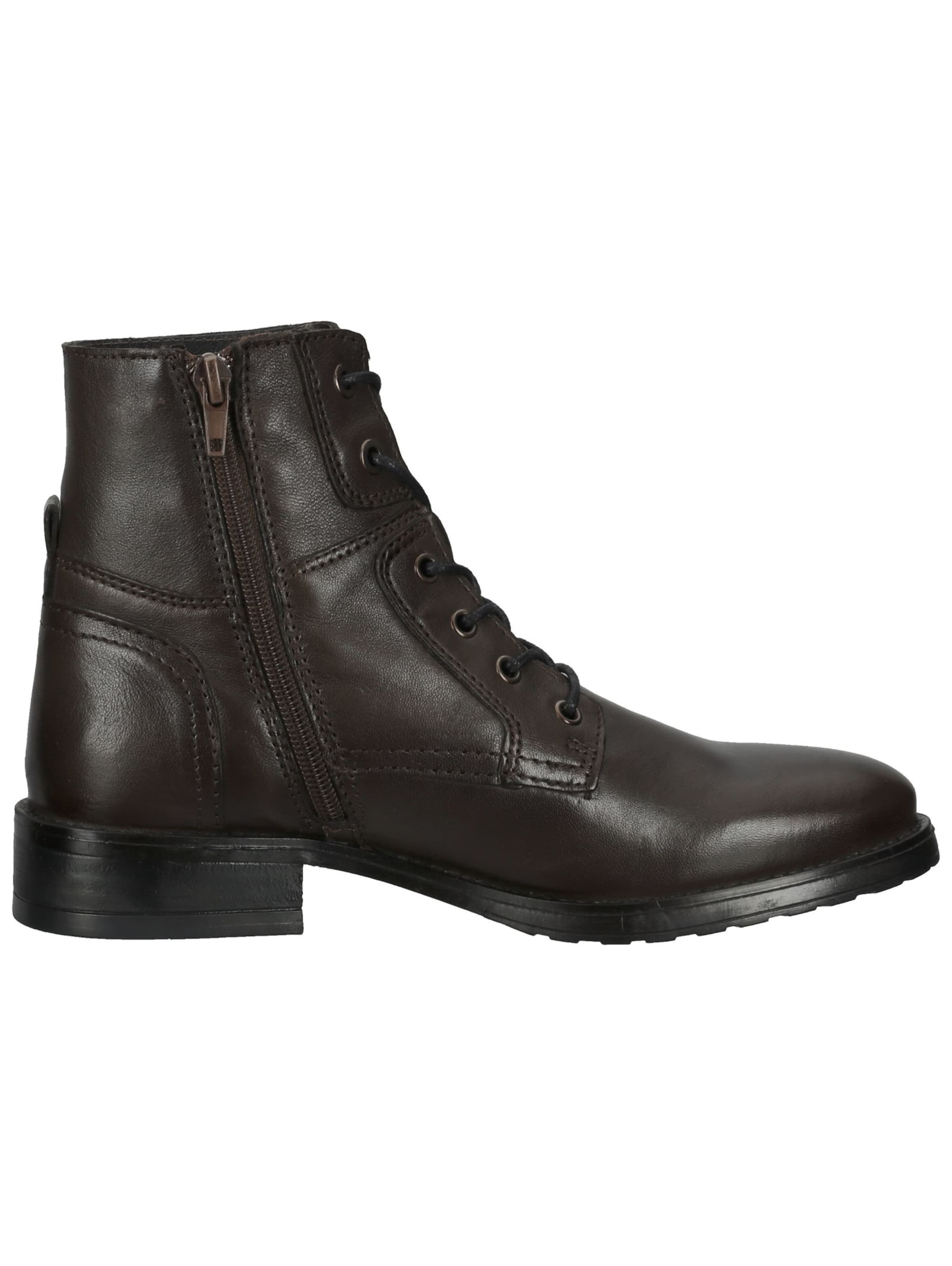Bottines à lacets MUSTANG en marron