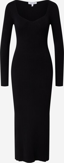 EDITED Pletena obleka 'Catherine' | črna barva, Prikaz izdelka