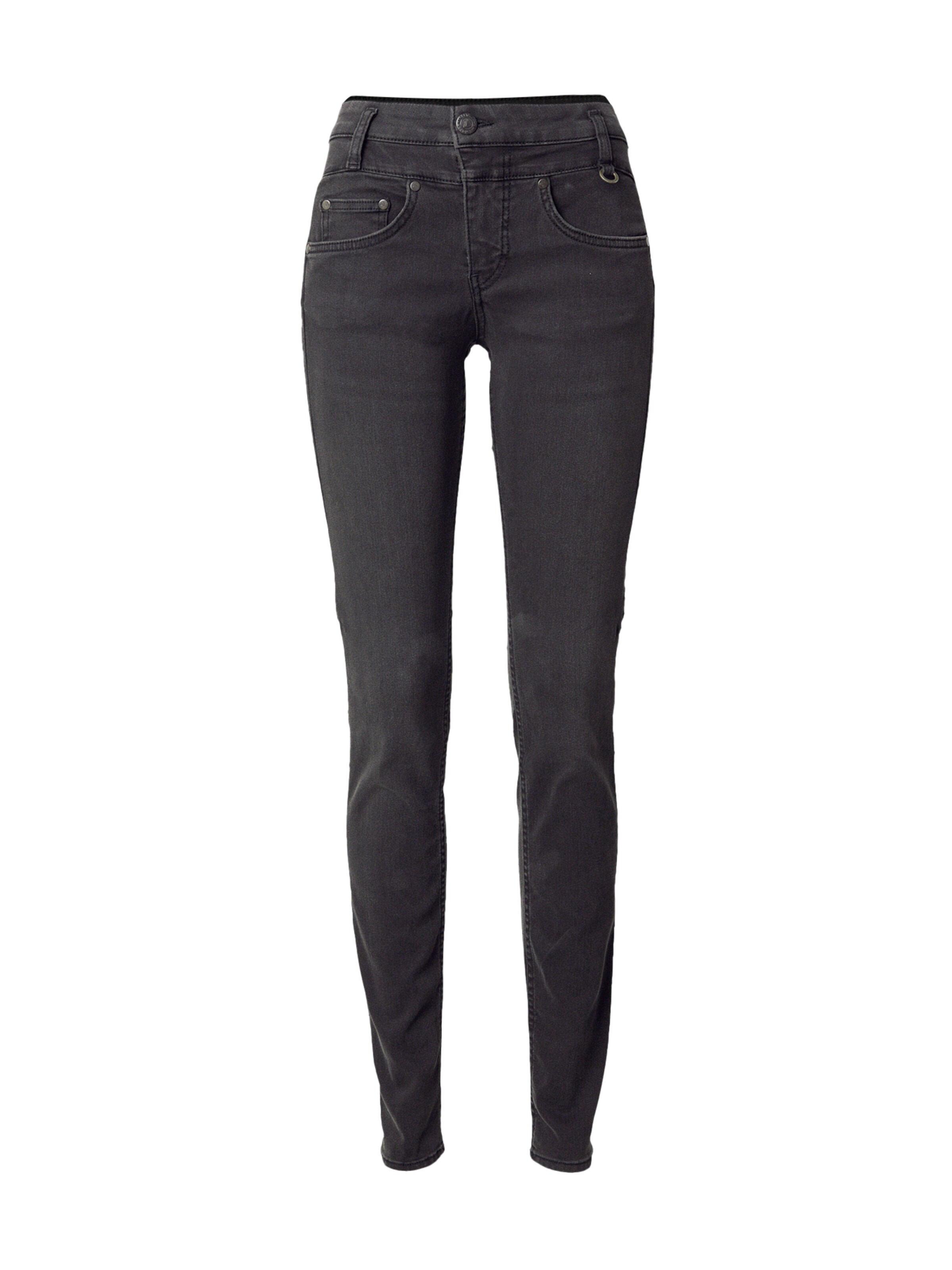 Herrlicher Slimfit Jeans 'Sharp' in Schwarz: Vorderseite